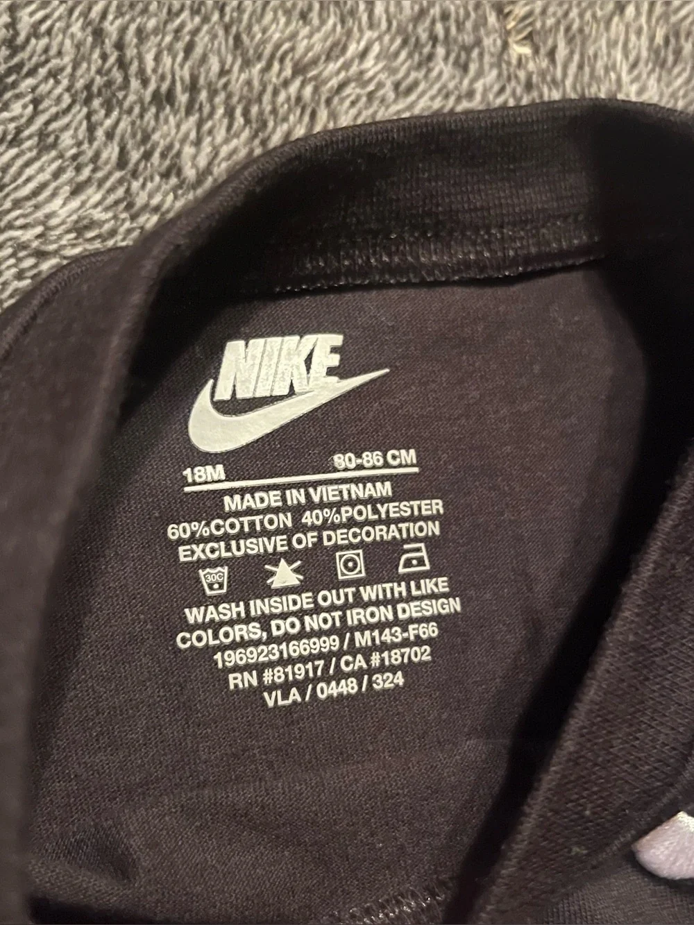 Nike Baby Boys' 2-Piece Shorts Set Outfit Black Size 18 Months Toddler - Picture 3 of 4